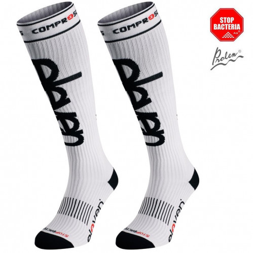 Compression socks Eleven white