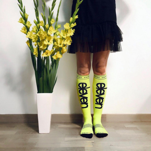 Compression socks Eleven Fluo