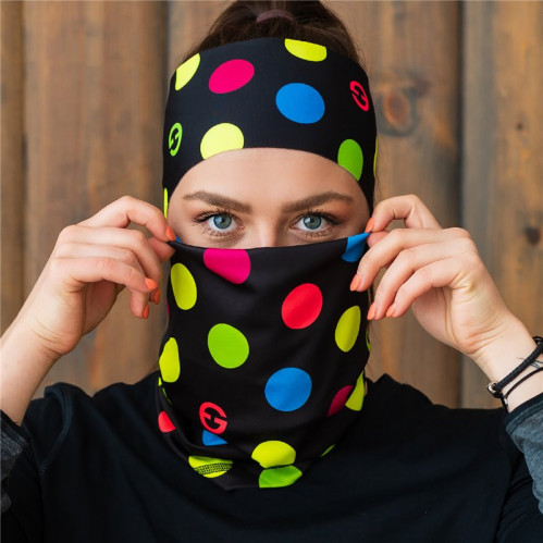 Headband ELEVEN HB Dolomiti Dots Color Black