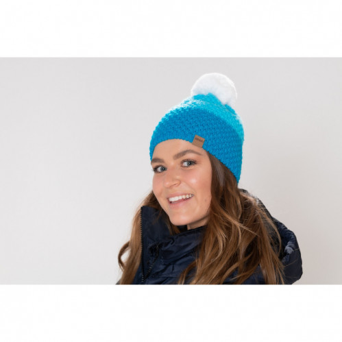 Kapa pletena Eleven Mad Blue/White
