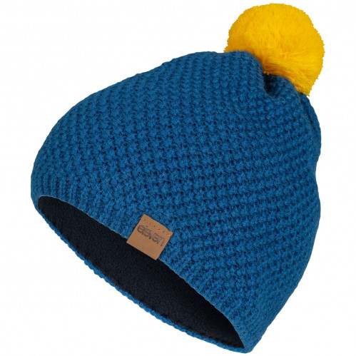 Kapa pletena Eleven Evan Yellow/Blue