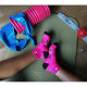 Compression socks LUCA Fluo