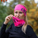 Multifunkcijski šal ELEVEN Efec Eco Stamina Neon Pink